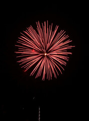 Fourth of July fireworks display at Emporia State University Welch football stadium