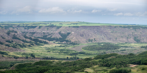 Obraz premium View at Dry Island Buffalo Jump