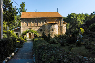 Fototapeta na wymiar Medieval Zaova Monastery near village of Veliko Selo, Serbia