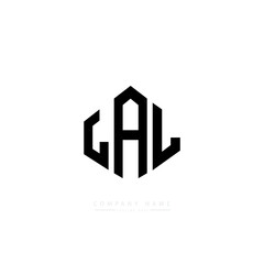 LAL letter logo design with polygon shape. LAL polygon logo monogram. LAL cube logo design. LAL hexagon vector logo template white and black colors. LAL monogram, LAL business and real estate logo. 
