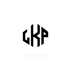 LKP letter logo design with polygon shape. LKP polygon logo monogram. LKP cube logo design. LKP hexagon vector logo template white and black colors. LKP monogram, LKP business and real estate logo. 