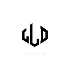 LLD letter logo design with polygon shape. LLD polygon logo monogram. LLD cube logo design. LLD hexagon vector logo template white and black colors. LLD monogram, LLD business and real estate logo. 