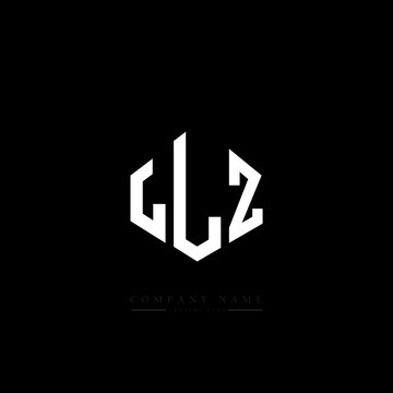 LLZ letter logo design with polygon shape. LLZ polygon logo monogram. LLZ cube logo design. LLZ hexagon vector logo template white and black colors. LLZ monogram, LLZ business and real estate logo. 