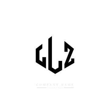 LLZ letter logo design with polygon shape. LLZ polygon logo monogram. LLZ cube logo design. LLZ hexagon vector logo template white and black colors. LLZ monogram, LLZ business and real estate logo. 