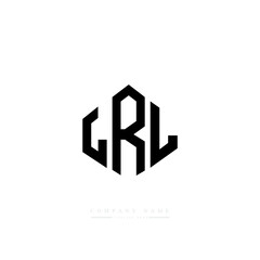 LRL letter logo design with polygon shape. LRL polygon logo monogram. LRL cube logo design. LRL hexagon vector logo template white and black colors. LRL monogram, LRL business and real estate logo. 
