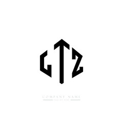 LTZ letter logo design with polygon shape. LTZ polygon logo monogram. LTZ cube logo design. LTZ hexagon vector logo template white and black colors. LTZ monogram, LTZ business and real estate logo. 