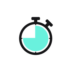 Stopwatch icons symbol vector elements for infographic web