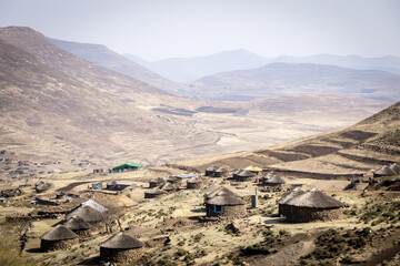 Lesotho village