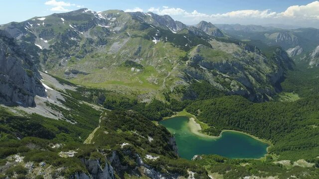 Trnovacko lake in Piva nature park