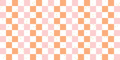 秋　和紙　模様　背景
