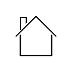 Vector illustration of house symbol.
