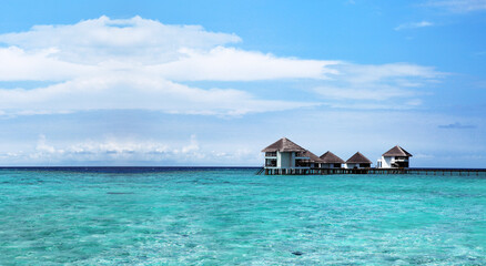 Emerald Maldives Sea and Water House.