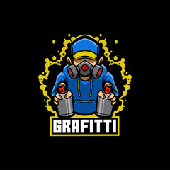 Grafitti Sprayer artist creativity drip leak
