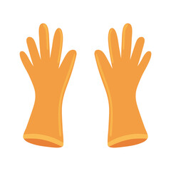 cleaning gloves icon