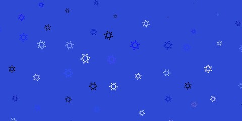 Light purple vector texture with disease symbols.