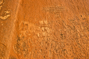 San rock art at Twyfelfontein, Namibia