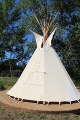 Teepee, Fort Edmonton Park, Edmonton, Alberta © Michael Mamoon