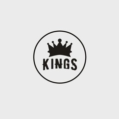 Illustration vector grapic of Kings letter logo