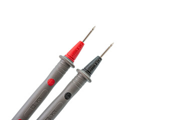 Probe for digital clamp meter isolated on white background.