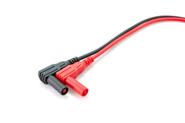 Probe for digital clamp meter isolated on white background.