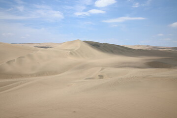Obraz na płótnie Canvas Sand dunes near Huacachina oasis, Peru
