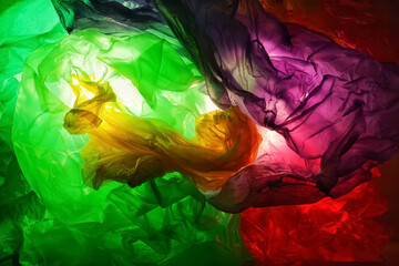 colorful plastic bag texture abstract background
