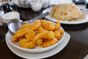 Hongkong style fried shrimp