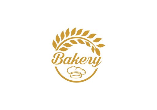 bake shop logo in white background