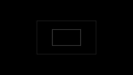 Simple square spreading out like sonar background