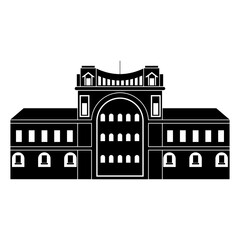Italy cityscape landmark vector illustrations silhouette