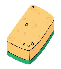 yellow sponge design
