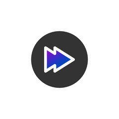 Music player button, icon
