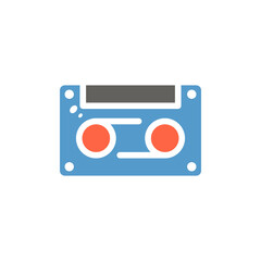 cassette icon vector