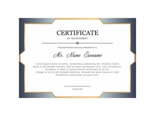 Certificate vector form. Vector certificate diploma. Stylish vector certificate.  Honor  document. 
