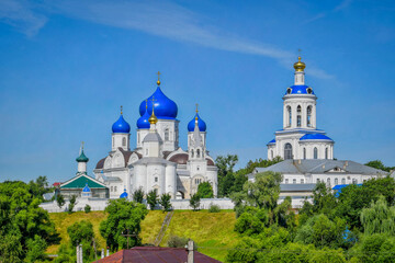 Fototapeta na wymiar Panoramic view of the Bogolyubovo Orthodox Monastery