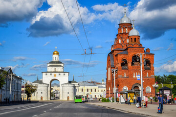 Trinity Church with the Golden Gate of Vladimir