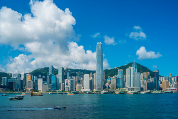 Fototapeta premium Hong Kong Cityscape at Day