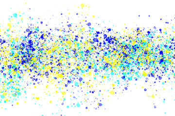 水彩風水滴のイメージフレーム