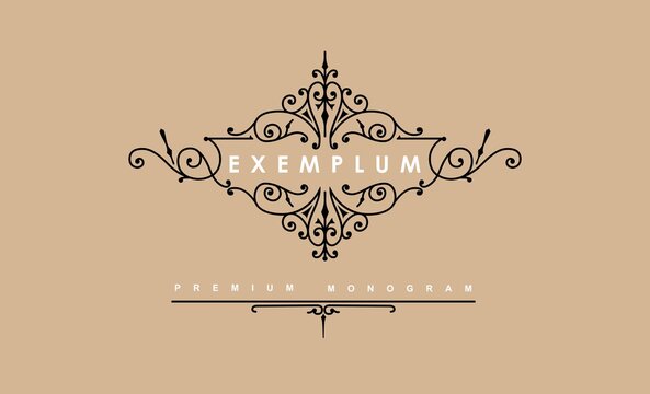 Premium Victorian monogram templates to create logos, emblems, personal monograms in a sophisticated vintage brand identity.