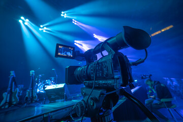 studio camera at the concert.