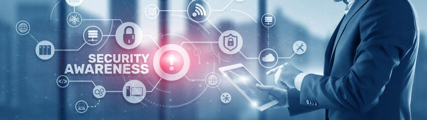 Inscription Security Awareness. Website Header Banner