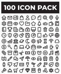 100 website icons