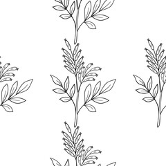 bitter wood, seamless b-w dd ww herb