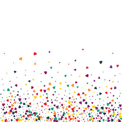 Bright Leaf Vector White Background. Colorful Foliage Isolated Texture. November Confetti Set. Red Leaf Design.