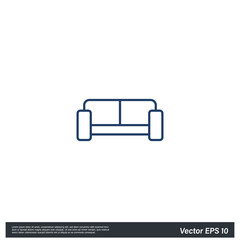 sofa chair icon symbol