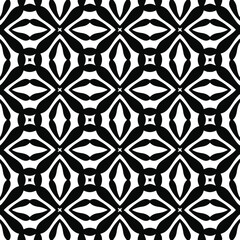 floral seamless pattern background.Geometric ornament for wallpapers and backgrounds. Black and white 

pattern. 