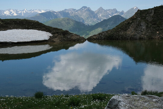 Majestic mountain river view, Valle Stura, Italy
