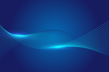 Composed of particles swirling abstract graphics,background of sense of science and technology.