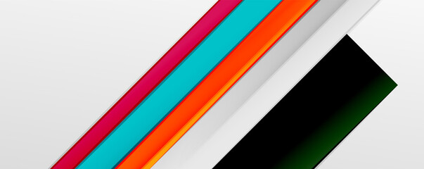 Color abstract lines trendy geometric background for business or technology presentation, internet poster or web brochure cover, wallpaper