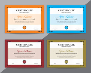 New Certificate Template Design Print Ready
